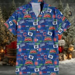 Chicago Cubs MLB The Friendly Confines Hawaiian Shirt