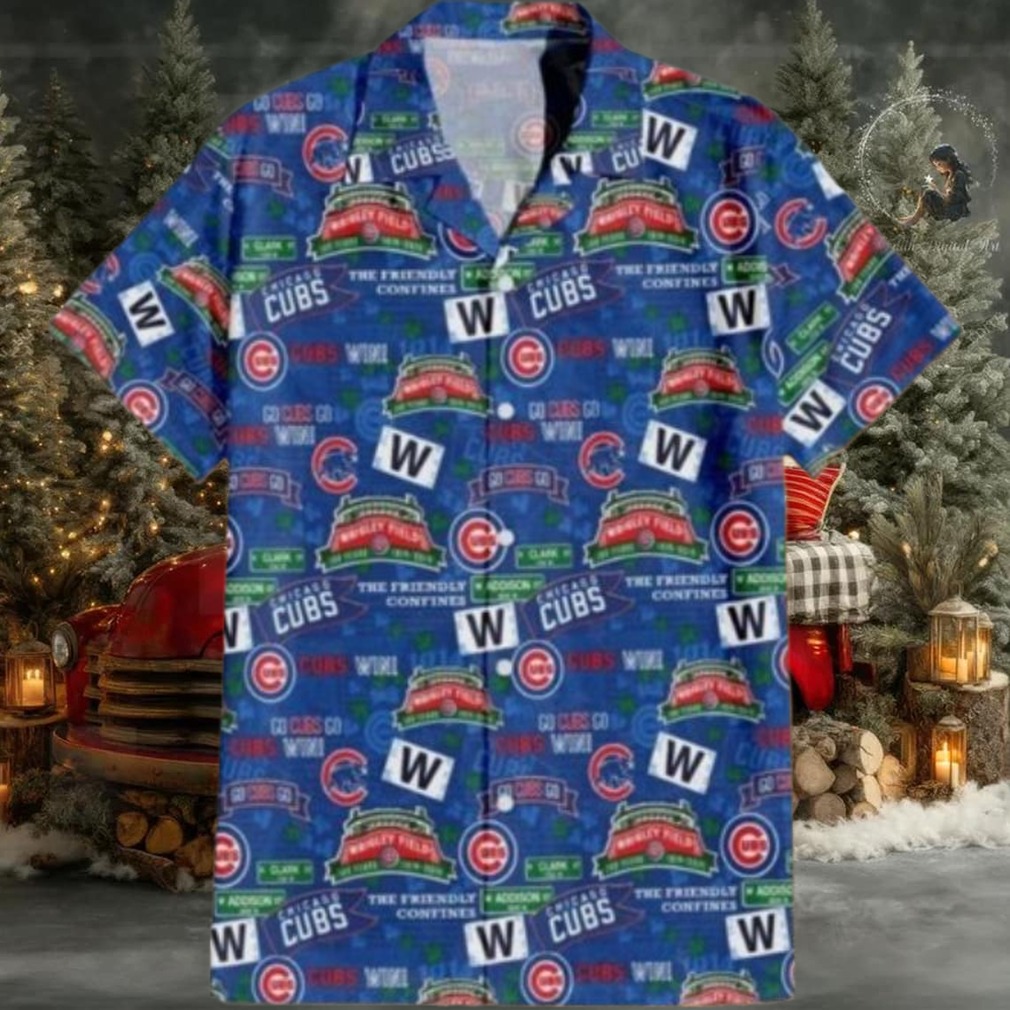 Chicago Cubs MLB The Friendly Confines Hawaiian Shirt Chicago Cubs MLB The Friendly Confines Hawaiian Shirt