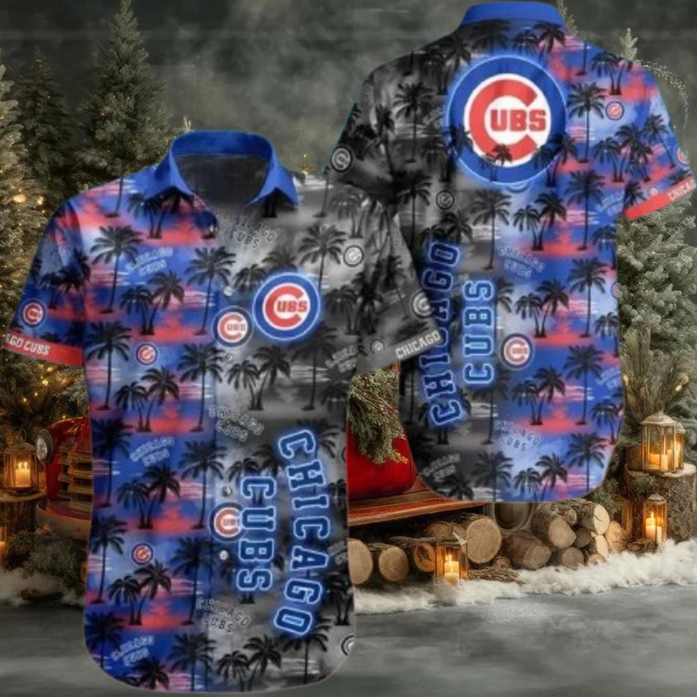 Chicago Cubs Mlb Summer Sunset Island Hawaiian Shirt Chicago Cubs Mlb Summer Sunset Island Hawaiian Shirt