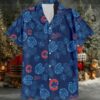 Chicago Cubs Power Pitcher Mascot Hawaiian Shirt Chicago Cubs Power Pitcher Mascot Hawaiian Shirt