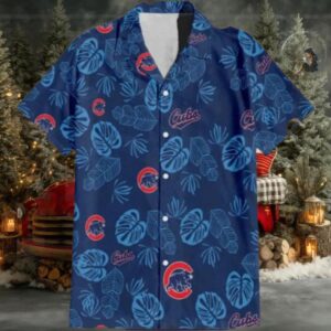 Chicago Cubs Monstera Jungle Hawaiian Shirt