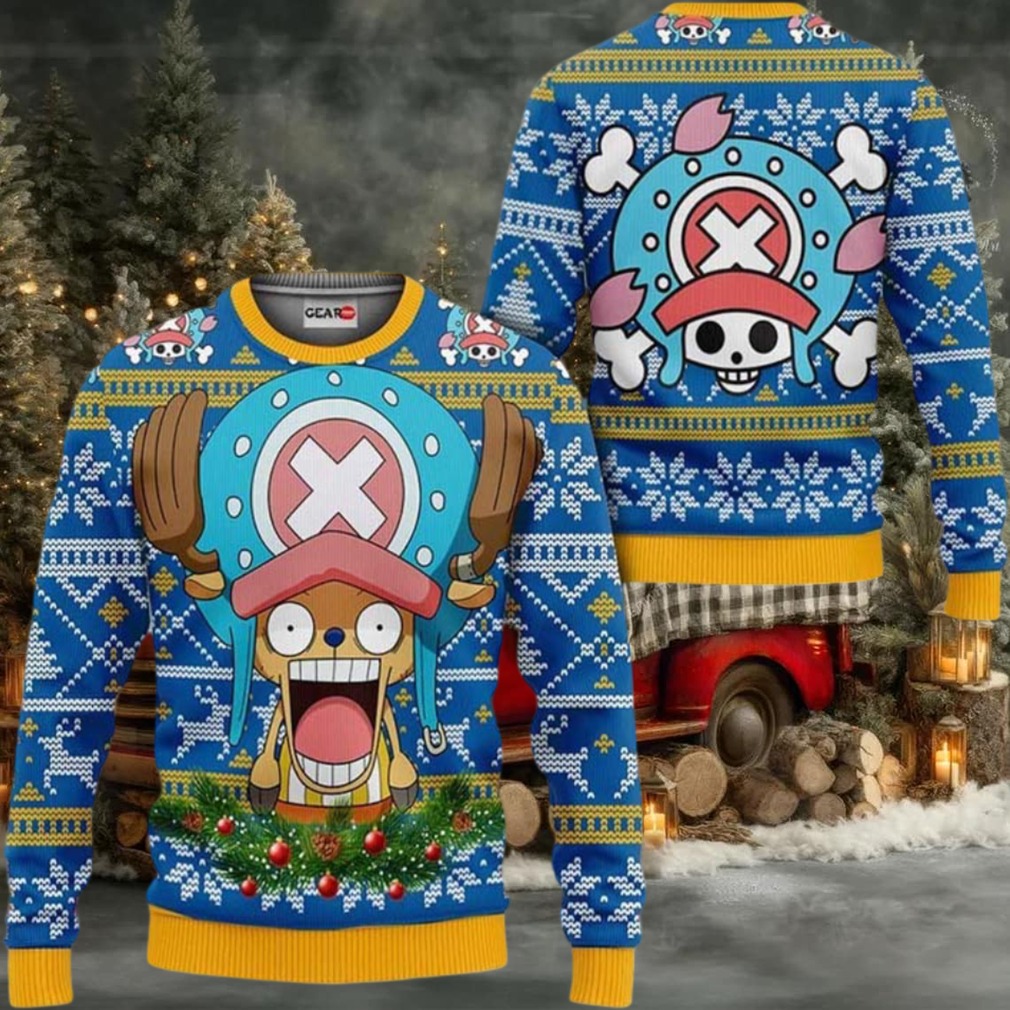 Chopper Anime Xmas Gifts One Piece Ugly Christmas Sweater Chopper Anime Xmas Gifts One Piece Ugly Christmas Sweater