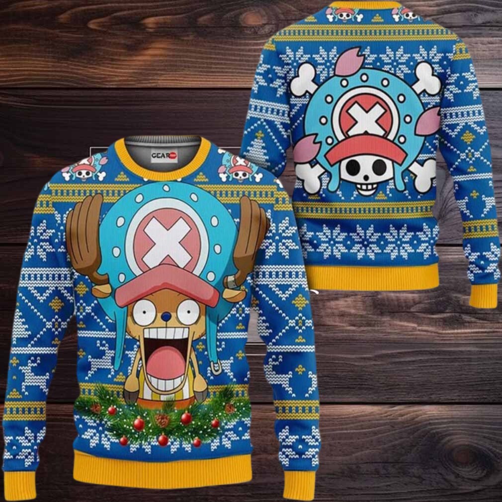 Chopper Anime Xmas Gifts One Piece Ugly Christmas Sweater Chopper Anime Xmas Gifts One Piece Ugly Christmas Sweater