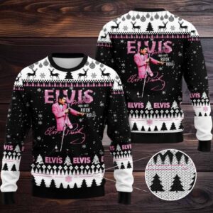 Christmas Elvis Presley 3D Ugly Sweater