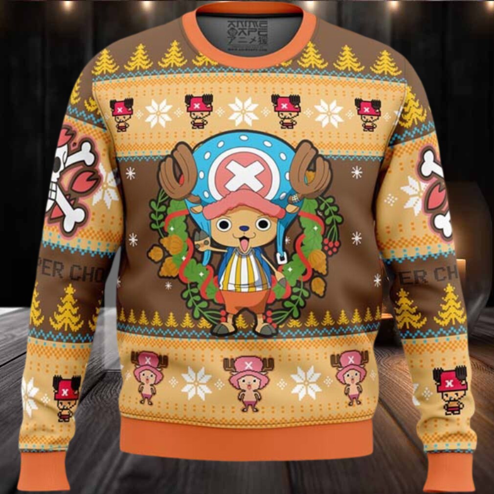Christmas Tony Chopper One Piece Ugly Christmas Sweater Christmas Tony Chopper One Piece Ugly Christmas Sweater