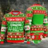 Barry Wood Santa Sleigh Ugly Christmas Sweater Barry Wood Santa Sleigh Ugly Christmas Sweater