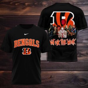 Cincinnati Bengals 2025 NFL Not For The Weak Halloween All Over Print Logo Two Sided Shirt
