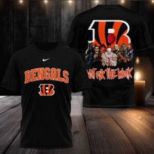 Cincinnati Bengals 2025 NFL Not For The Weak Halloween All Over Print Logo Two Sided Shirt