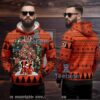 Cincinnati Bengals Christmas Tree Pattern Ugly 3D Hoodie Orange Black Cincinnati Bengals Christmas Tree Pattern Ugly 3D Hoodie Orange Black