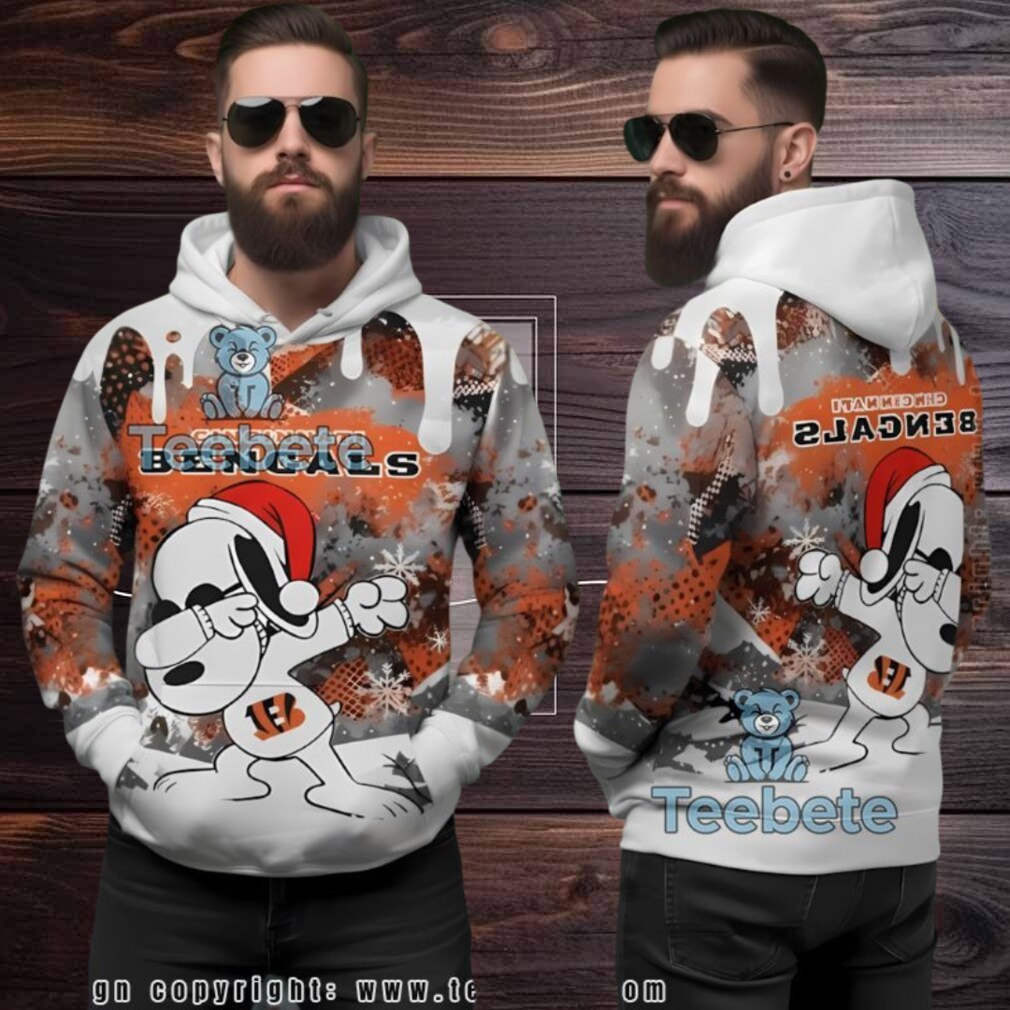 Cincinnati Bengals Dabbing Snoopy Ugly 3D Hoodie Winter Gameday Gear Cincinnati Bengals Dabbing Snoopy Ugly 3D Hoodie Winter Gameday Gear