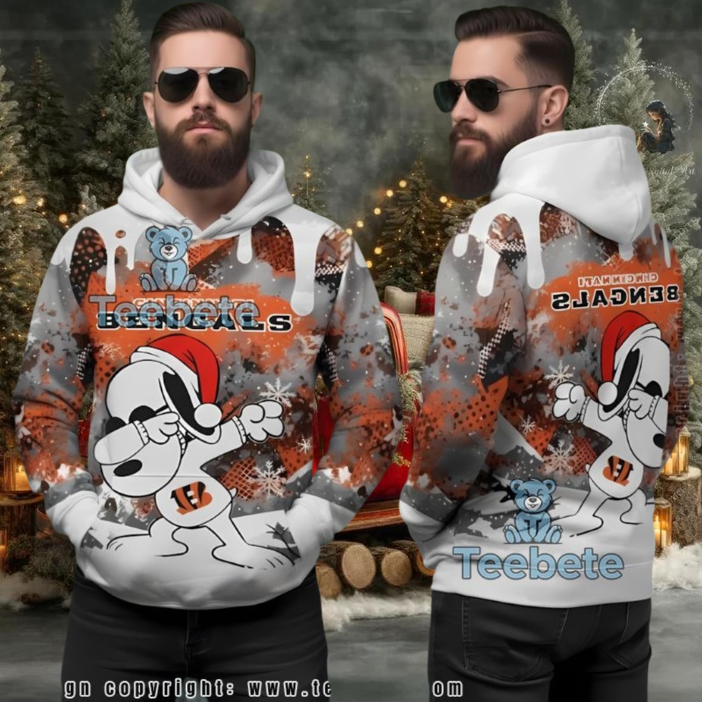 Cincinnati Bengals Dabbing Snoopy Ugly 3D Hoodie Winter Gameday Gear Cincinnati Bengals Dabbing Snoopy Ugly 3D Hoodie Winter Gameday Gear