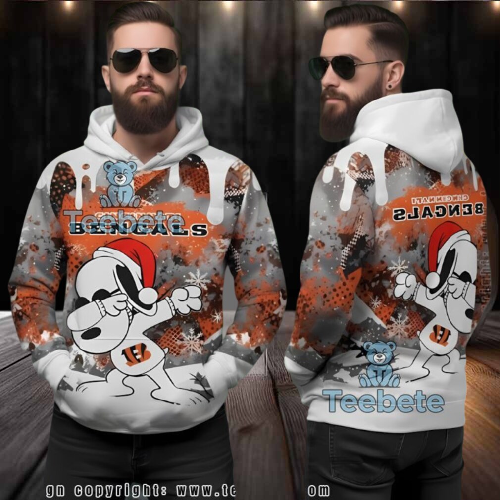 Cincinnati Bengals Dabbing Snoopy Ugly 3D Hoodie Winter Gameday Gear Cincinnati Bengals Dabbing Snoopy Ugly 3D Hoodie Winter Gameday Gear