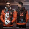 Cincinnati Bengals Orange Black Logo Ugly Christmas 3D Hoodie Cincinnati Bengals Orange Black Logo Ugly Christmas 3D Hoodie