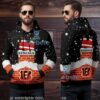 Cincinnati Bengals Santa Chimney Ugly Christmas 3D Hoodie Orange Cincinnati Bengals Santa Chimney Ugly Christmas 3D Hoodie Orange