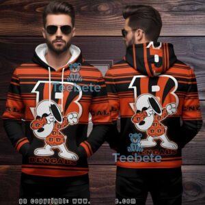 Cincinnati Bengals Snoopy Nfl Ugly 3D Hoodie Peanuts Fan Gear Cincinnati Bengals Snoopy Nfl Ugly 3D Hoodie Peanuts Fan Gear