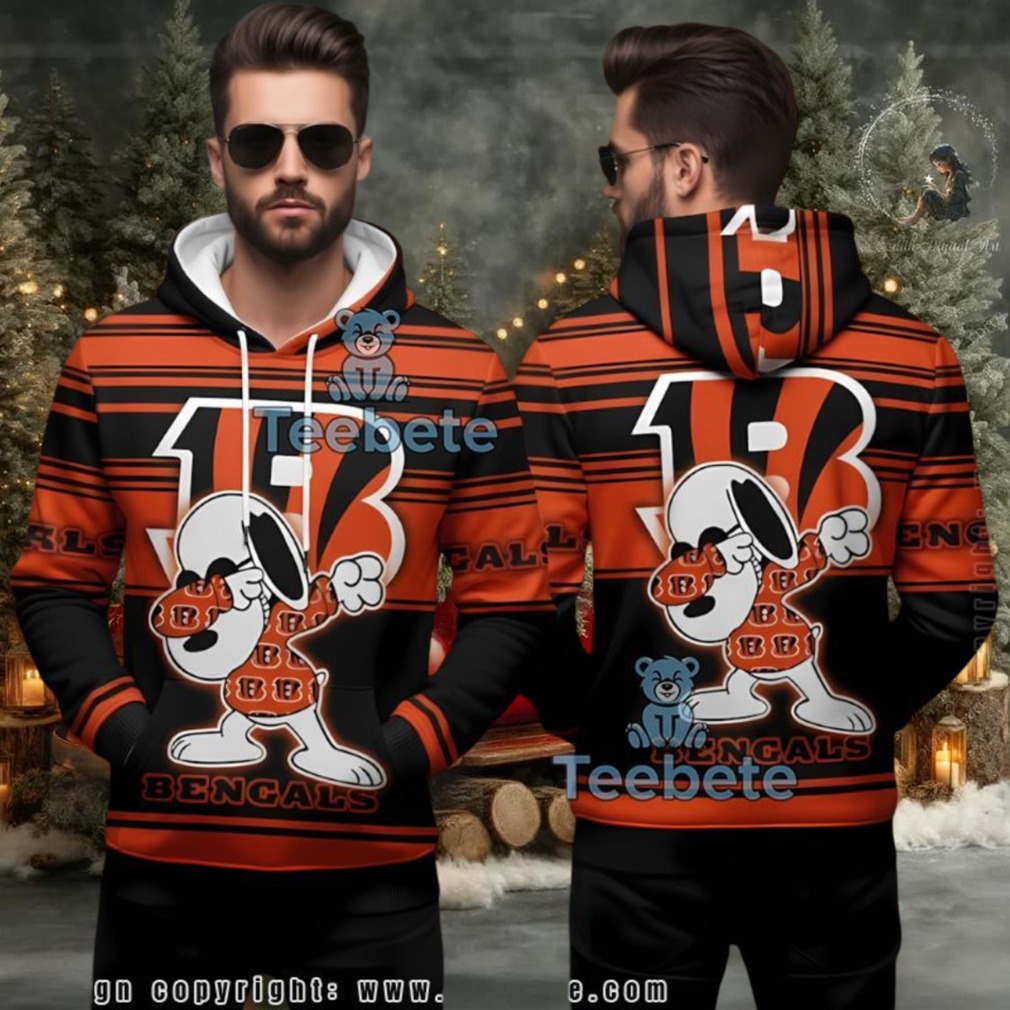 Cincinnati Bengals Snoopy Nfl Ugly 3D Hoodie Peanuts Fan Gear Cincinnati Bengals Snoopy Nfl Ugly 3D Hoodie Peanuts Fan Gear