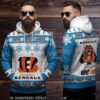 Cincinnati Bengals Who Dey Ugly Christmas 3D Hoodie Cincinnati Bengals Who Dey Ugly Christmas 3D Hoodie