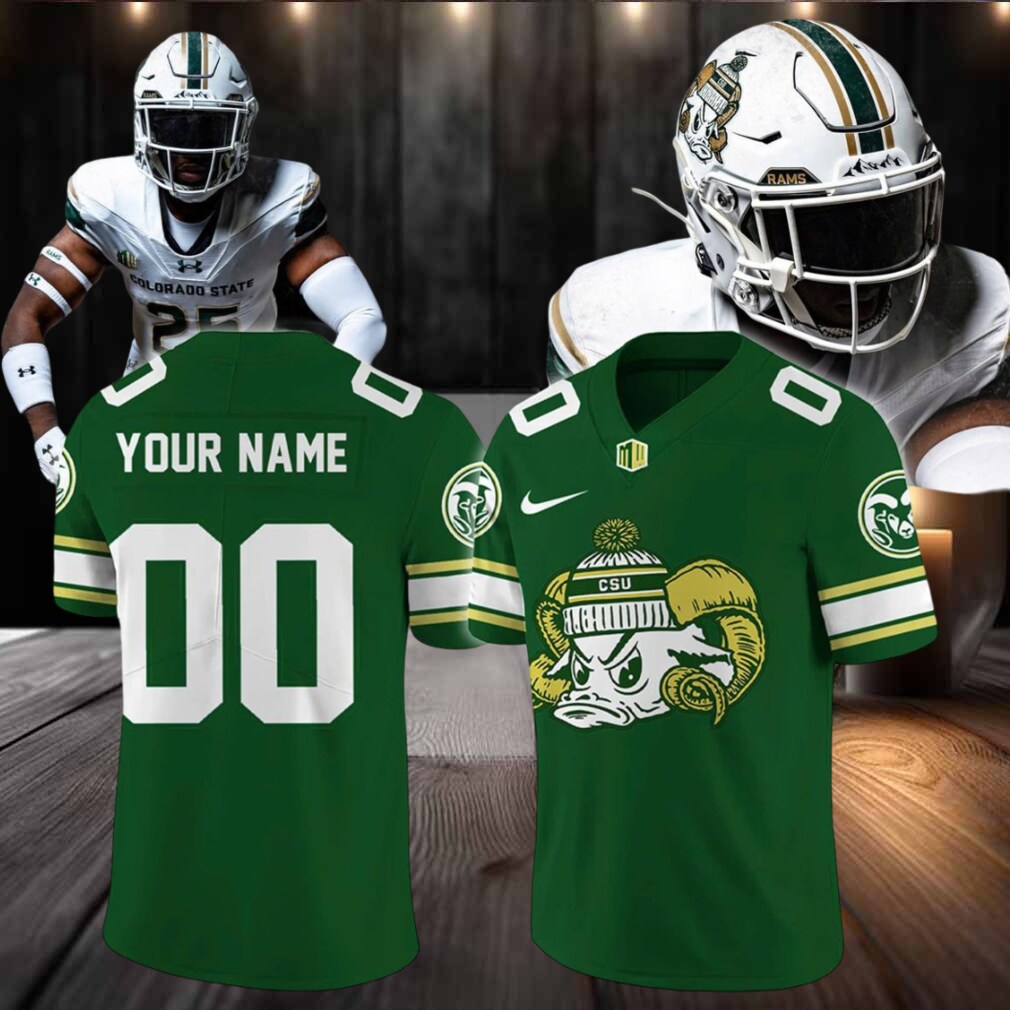 Colorado State Rams Playing In Snow Day 2025 Personalized Football Jersey Colorado State Rams Playing In Snow Day 2025 Personalized Football Jersey