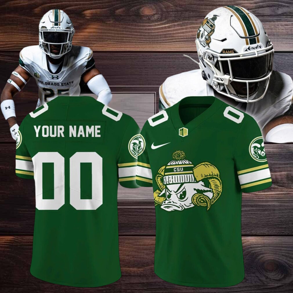 Colorado State Rams Playing In Snow Day 2025 Personalized Football Jersey Colorado State Rams Playing In Snow Day 2025 Personalized Football Jersey