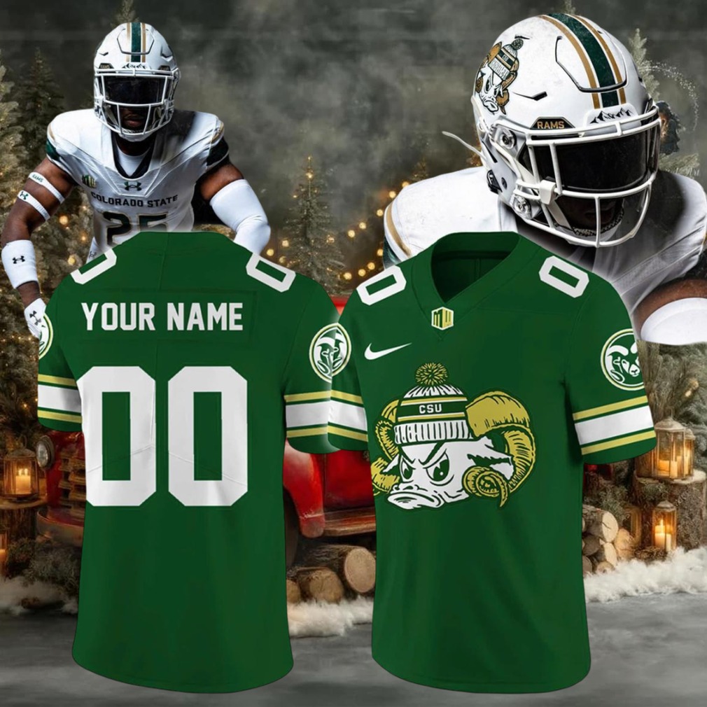 Colorado State Rams Playing In Snow Day 2025 Personalized Football Jersey Colorado State Rams Playing In Snow Day 2025 Personalized Football Jersey