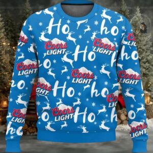 Coors Light Hohoho Ugly Christmas Sweater