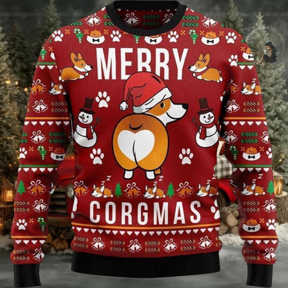 Corgi Merry Corgmas Ugly Christmas Sweater Corgi Merry Corgmas Ugly Christmas Sweater