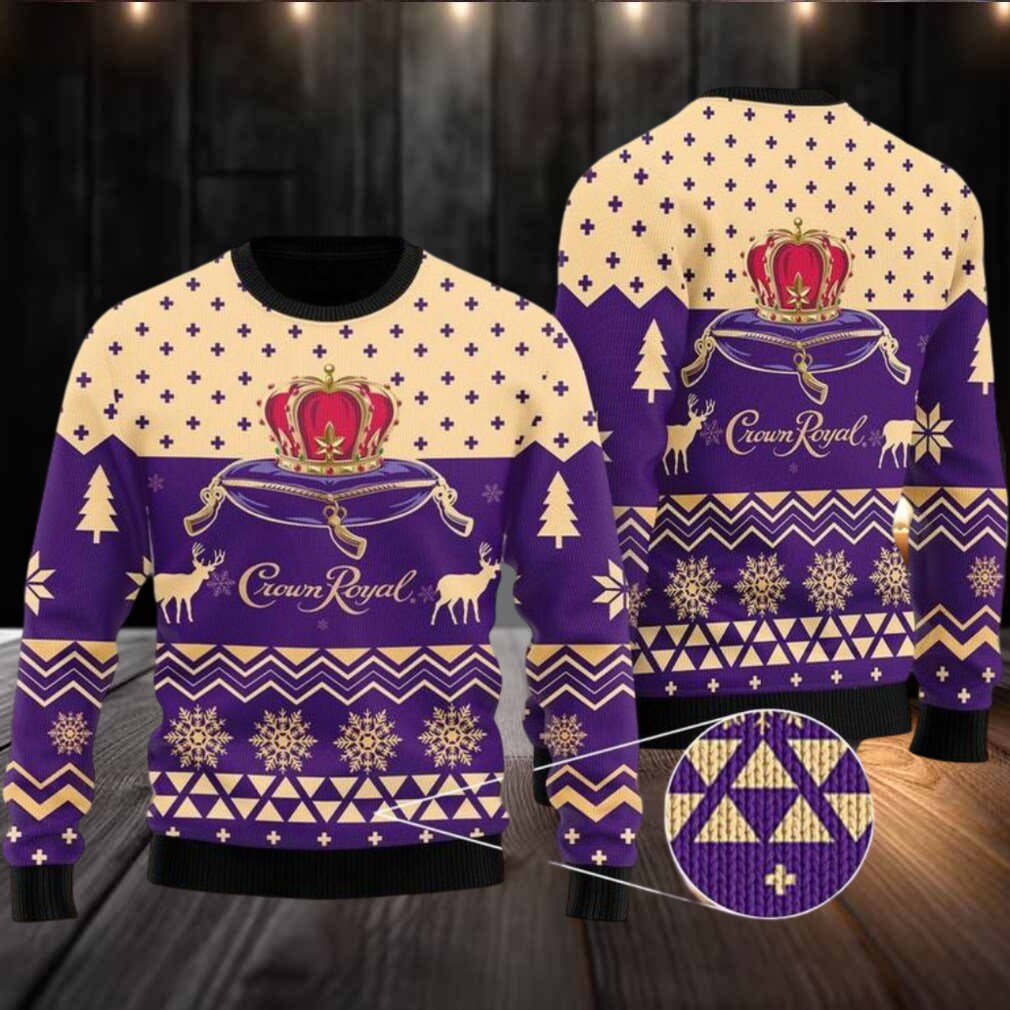 Crown Royal Ugly Christmas Sweater Amazing Gift Funny Ugly Sweater Crown Royal Ugly Christmas Sweater Amazing Gift Funny Ugly Sweater