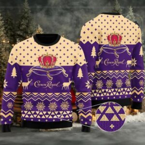 Crown Royal Ugly Christmas Sweater Amazing Gift Funny Ugly Sweater