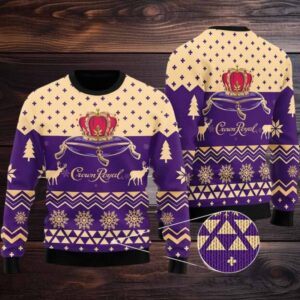 Crown Royal Ugly Christmas Sweater Amazing Gift Funny Ugly Sweater