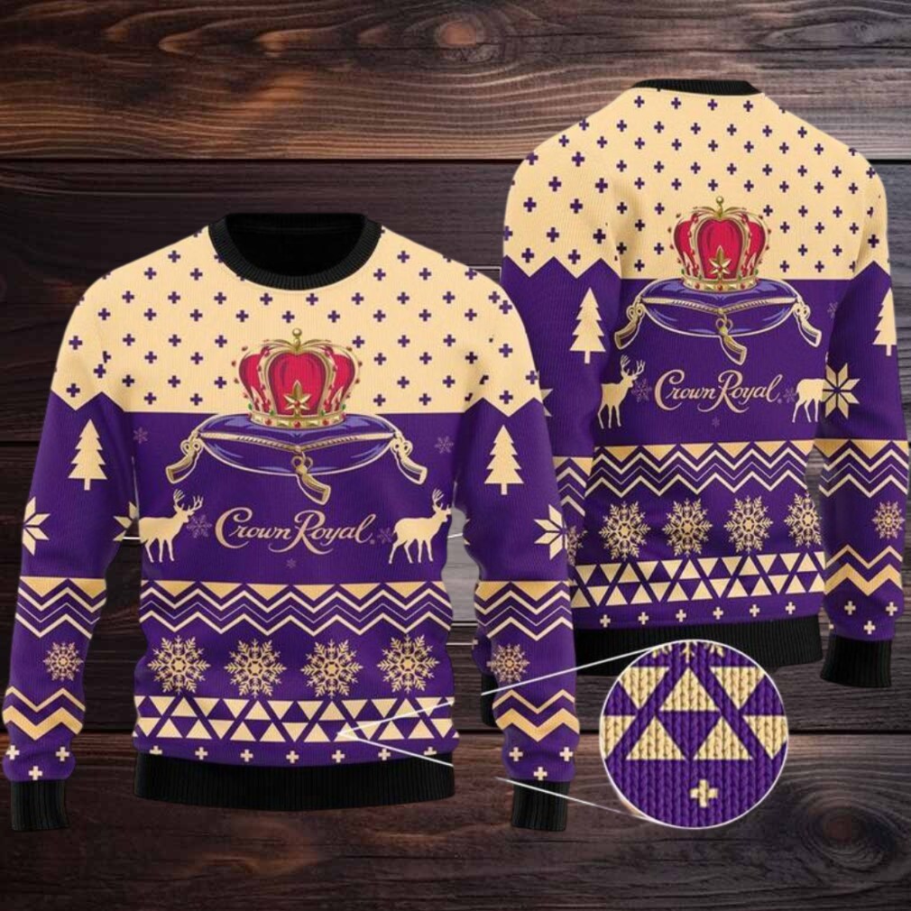Crown Royal Ugly Christmas Sweater Amazing Gift Funny Ugly Sweater Crown Royal Ugly Christmas Sweater Amazing Gift Funny Ugly Sweater