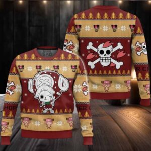 Cute Chopper One Piece Ugly Christmas Sweater