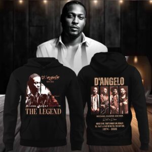 D’Angelo Legendary R&B Rest In Peace Music Is Me 1974 2025 Hoodie T Shirt
