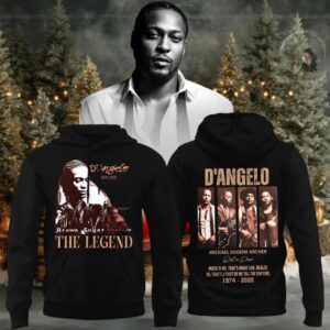 D’Angelo Legendary R&B Rest In Peace Music Is Me 1974 2025 Hoodie T Shirt