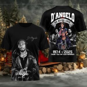 D’Angelo Neo Soul R&B Legend Thank You For The Memories 1974 2025 Hoodie T Shirt