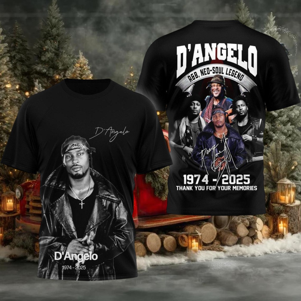 D’Angelo Neo Soul R&B Legend Thank You For The Memories 1974 2025 Hoodie T Shirt D’Angelo Neo Soul R&B Legend Thank You For The Memories 1974 2025 Hoodie T Shirt