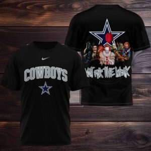 Dallas Cowboys 2025 NFL Not For The Weak Halloween All Over Print Logo Two Sided Shirt