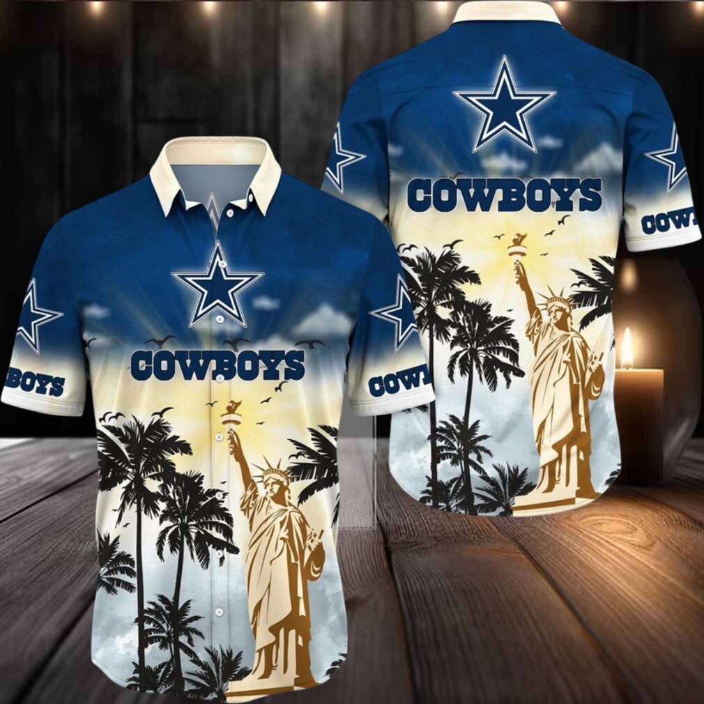 Dallas Cowboys Hawaii Shirt Statue Of Liberty Aloha Shirt
