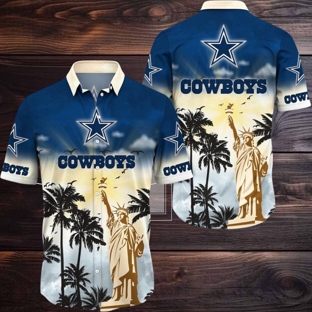 Dallas Cowboys Hawaii Shirt Statue Of Liberty Aloha Shirt Dallas Cowboys Hawaii Shirt Statue Of Liberty Aloha Shirt