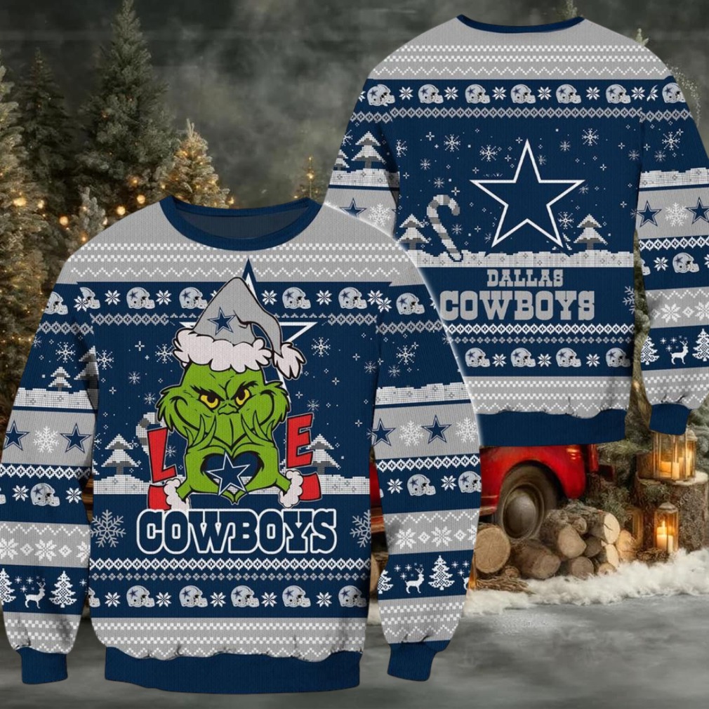 Dallas Cowboys NFL Grinch Football Limited Ugly Christmas Sweater Dallas Cowboys NFL Grinch Football Limited Ugly Christmas Sweater