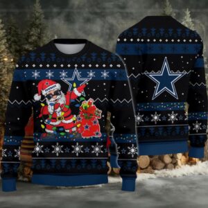Dallas Cowboys Santa Claus Ugly Christmas Sweater