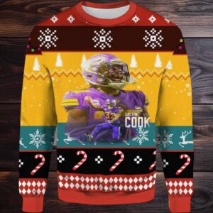 Dalvin Cook Minnesota Ugly Christmas Sweater