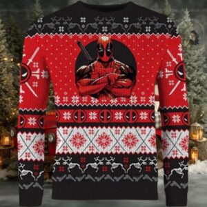 Deadpool Once Upon A Deadpool Marvel Ugly Sweater