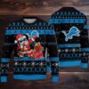 Detroit Lions Mickey Mouse Santa Ugly Christmas Sweater Detroit Lions Mickey Mouse Santa Ugly Christmas Sweater
