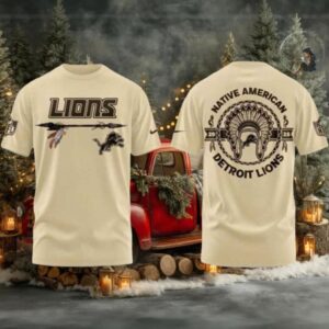 Detroit Lions X Native American Heritage Tshirt