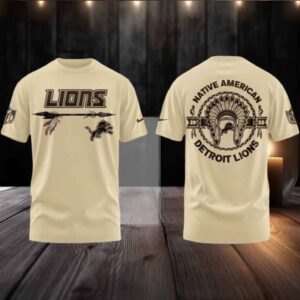 Detroit Lions X Native American Heritage Tshirt