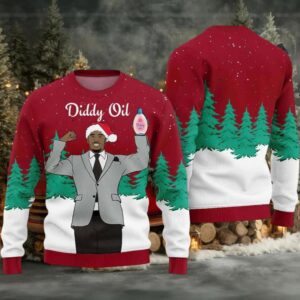 Diddy Oil Ugly Christmas Sweater