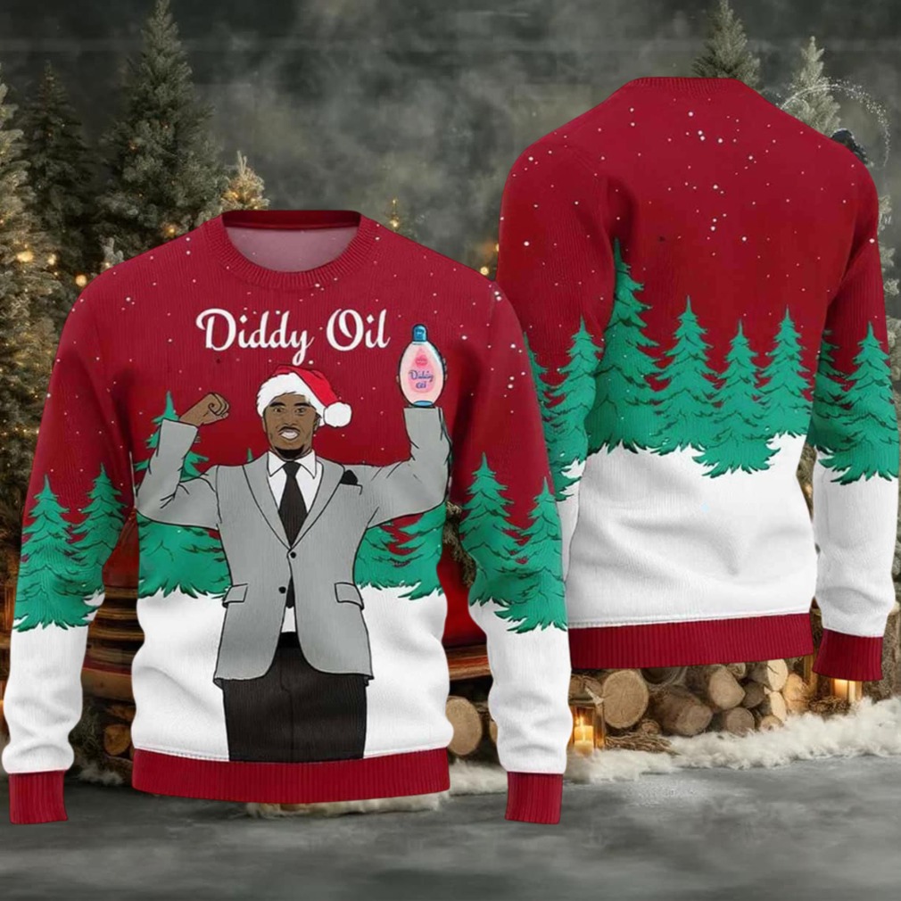Diddy Oil Ugly Christmas Sweater Diddy Oil Ugly Christmas Sweater