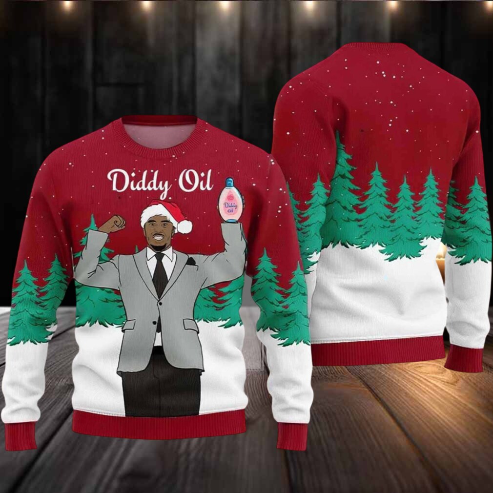 Diddy Oil Ugly Christmas Sweater Diddy Oil Ugly Christmas Sweater