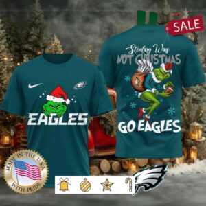 Philadelphia Eagles NFL Grinch Dr. Seuss Stealing Wins Not Christmas Shirt