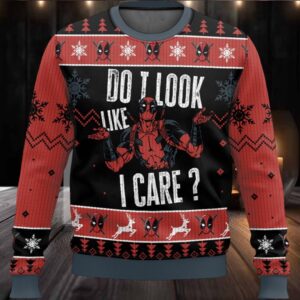 Do I Look Like I Care Ugly Christmas Sweater